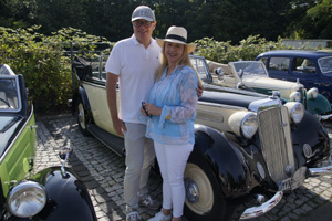 Tanja Constanze Wörmann mit ihrem Ehemann Florian aus Garmisch-Partenkirchen